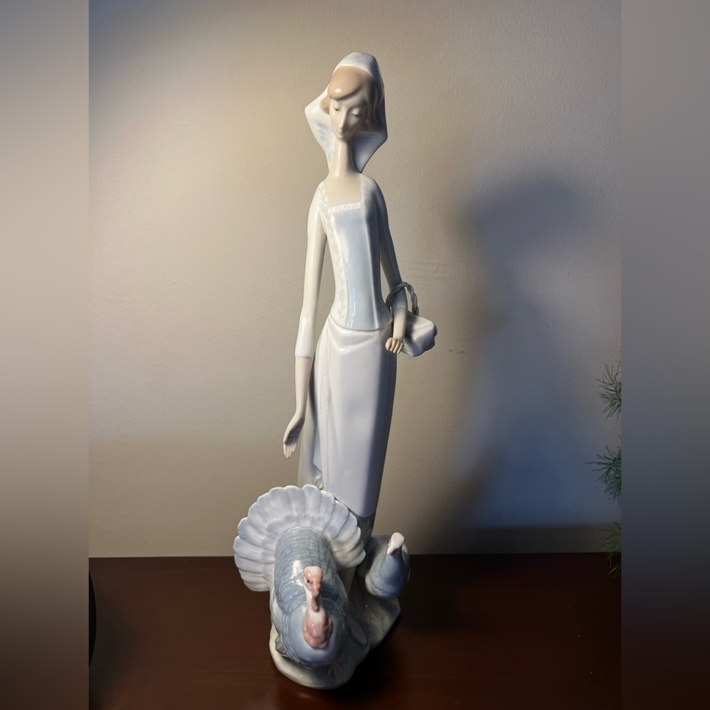 Lladro “Lady with Turkeys”